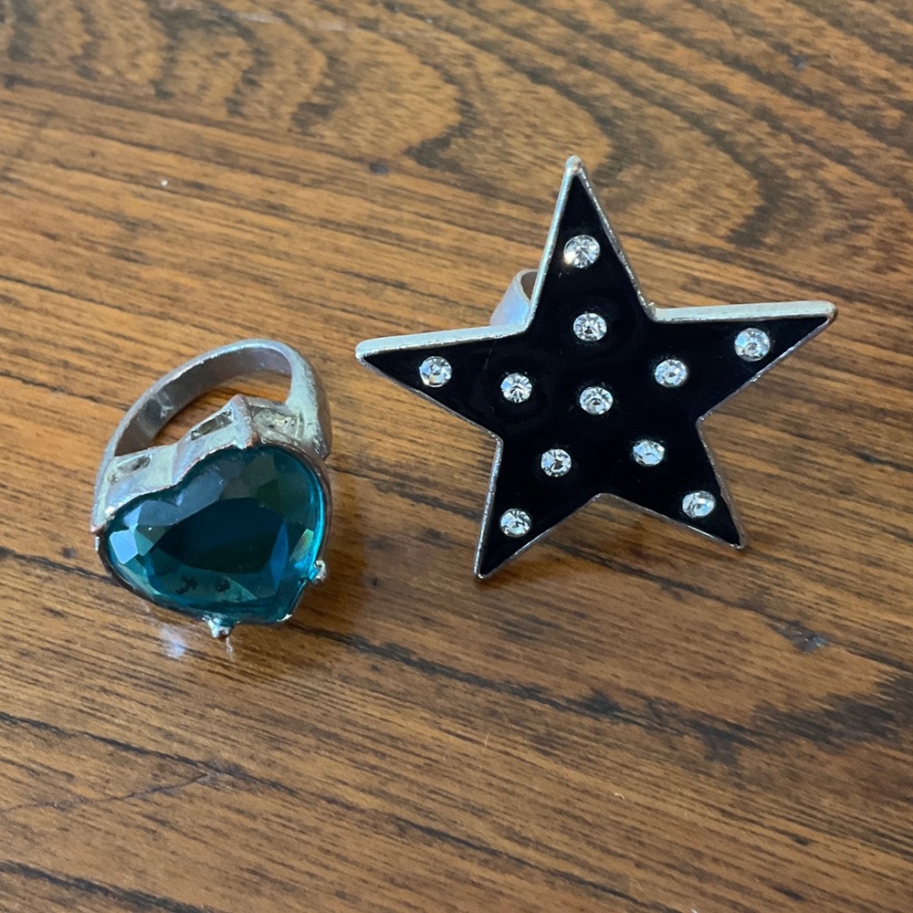 3 for $30 item - Heart and Star Statement Rings